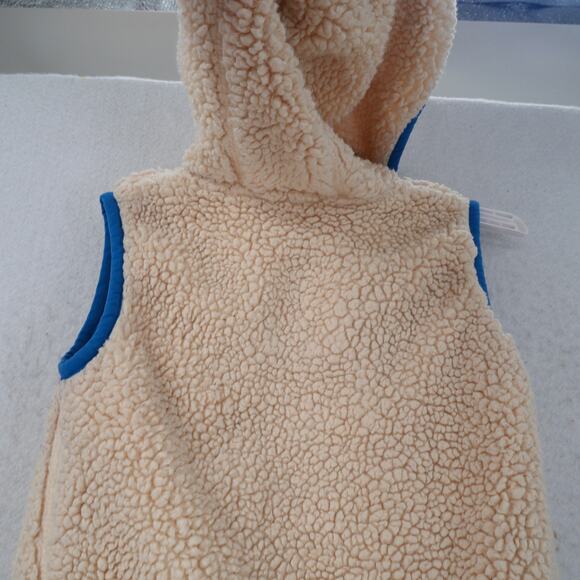 Mini Boden Cosy High Pile Sherpa Fleece Vest Girl's 3-4 yrs Full Zip Pockets - Picture 8 of 10